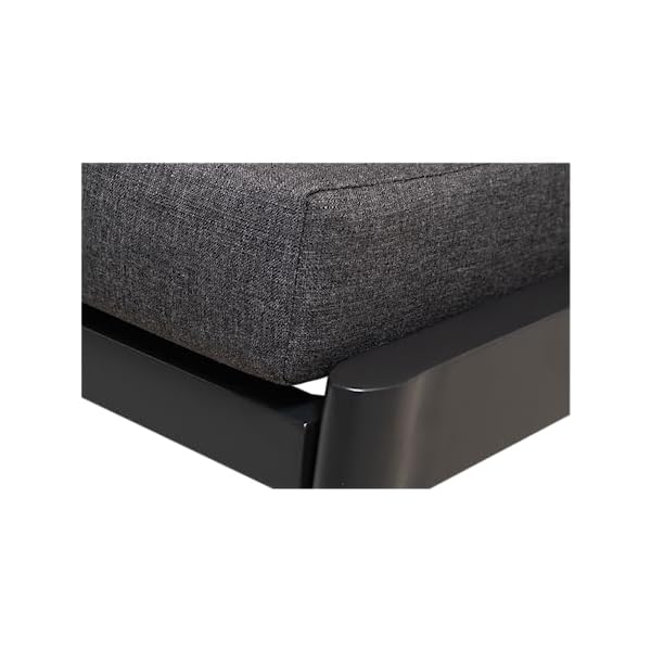 Patioco Loungebank Florence 3-Sitzer Anthrazit