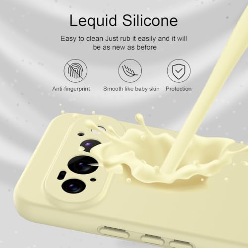Coque Pixel 11 Pro silicone liquide blanc antique chic - 4