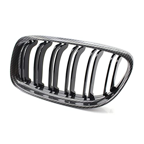 Calandre Avant BMW E90 E91 2009-2012 Rénovation Capot Grille Noir Brillant Double Ligne