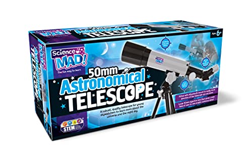 Molteplici funzioni: con gli oculari da 20 mm o 4 mm, il bambino sarà in grado di vedere questi oggetti celesti e altro ancora, con un ingrandimento 18X o un impressionante 90X. È altamente versatile ed è ideale per viaggi, campeggio e altre opportunità di osservazione delle stelle dove è necessario un telescopio compatto e facile da usare. Adatto per bambini dai 6 anni in su (sotto la supervisione di un adulto).