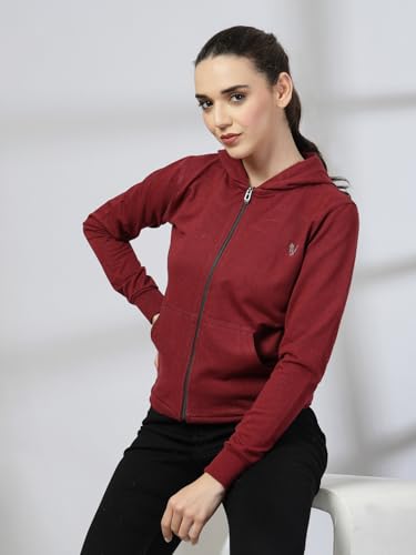 Image of UZARUS Women's Cotton Anthra Sweatshirt Hoodie