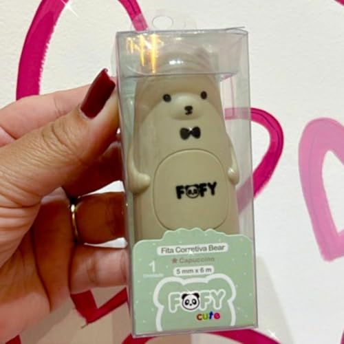 FITA CORRETIVA BEAR FOFINHO CUTE CAPUCCINO - FF6506 - FOFY