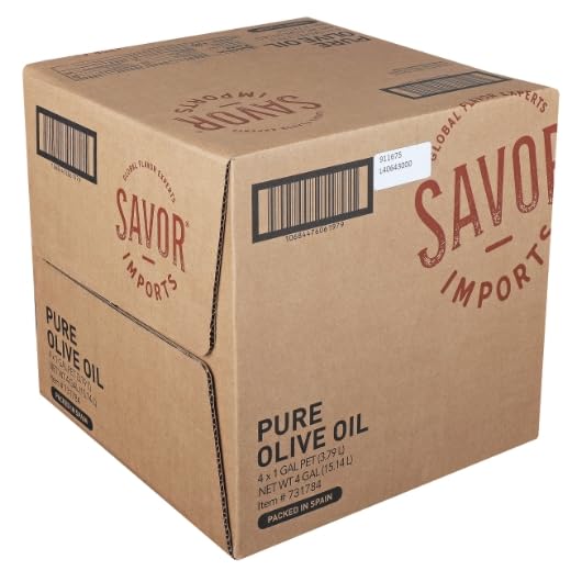 Aceite de Oliva Puro Savor Imports 1 galón x4 miniatura 3