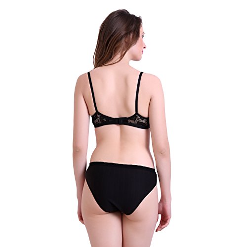 Image of Fashion Comfortz Earmark Lingerie Sets Black Colour Pack of 1