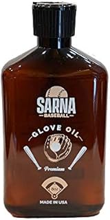SARNA Baseball Softball Glove Oil - Use on Baseball Gloves, Softball Mitts - Great for Breaking in New Equipment (8.0 oz) - Made in USA