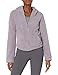 Produktbild Calvin Klein Performance Damen Shaggy Knit Full Zip Hoodie Kapuzenpullover, Smokey Lilac, Large