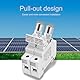 Heschen Solar-/Photovoltaik-Sicherungshalter, PV-Sicherungshalter, HSPV-30D, DC1000V 32A, 2-polig, 35mm DIN-Schienenmontage, für HSPV-30 ST-10PV 10 x 38 mm Sicherung, CE-gelistet (1)