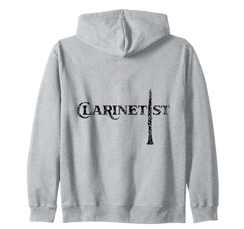 Clarinetist Clarinete Reproductor Música Música Sudadera con Capucha
