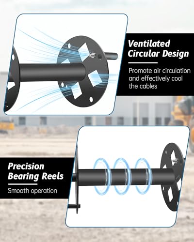 Lockable Welding Lead Reel with Silicone Pad