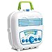 Discovery Kids Water Resistant Smartphone Speaker with Portable Radio and Phone Storage, AM and FM Radio Modes with Tuning, AUX Connection and Cord, Volume and Treble Control, Retro Design
