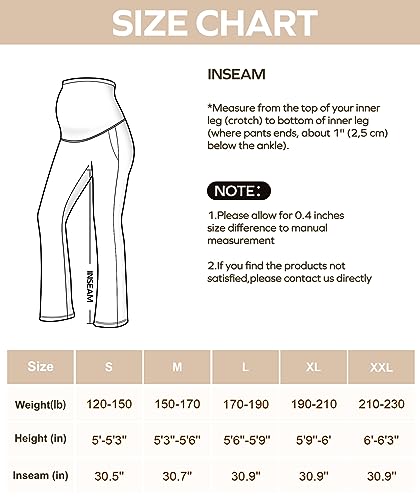 Ewedoos Maternity Pants Shirred Side Work Pants With Pockets Over The Belly Pregnancy Dress Pants Maternity Yoga Pants Black thumb #5