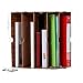 KAJHSTLOZ A4 Hollow Fan-Shaped Wooden File Holder 5-Tier Storage With Rounded Corners For Impact Protection