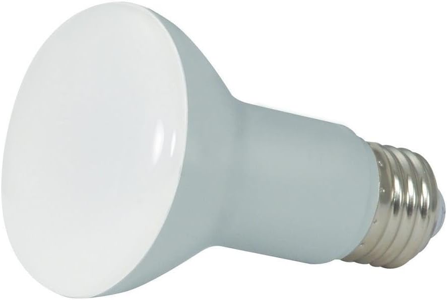 Satco S9631, 6.5W R20 LED Light Bulb, 3000K Soft White, 525 Lumens, 120V, E26 Medium Base, 50W Equivalent, Dimmable (Pack of 6)