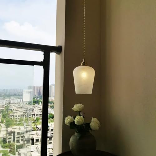 Lámpara de techo de cristal japonés para iluminar mesas de café y barras 5