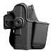 Glock 17 / Glock 22 / Glock 31 / Glock 19 / Glock 23 / Glock 32 / Glock 36 Polymer Retention Roto Holster with Integrated Magazine Pouch