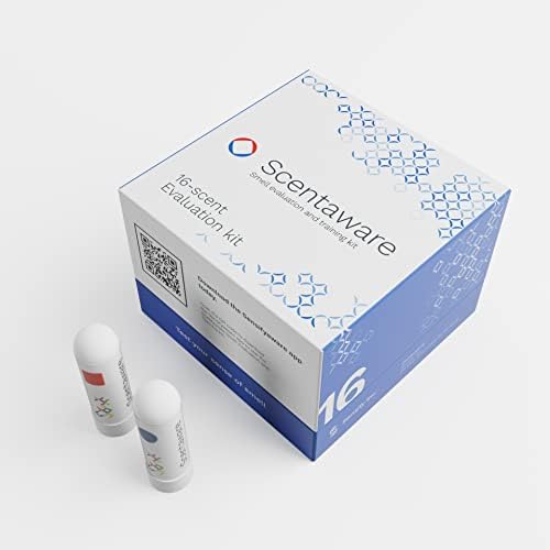 Scentaware-16 Scent Evaluation and Smell Training Kit | Smell Test | Sensory and Cognitive Test | Essential Oil Nasal Inhalers Olfactory Regeneration | Evaluate and Help Restore Loss of Smell | Multi