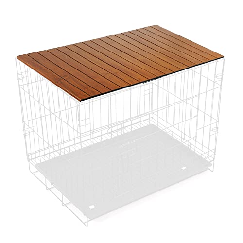 The Best Dog Crate Topper 7 HiCaptain Pet Crate Table Topper – Wire Dog Kennel Topper ...