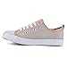 Twisted Women's Kix Dul Double Eyelet Fashion Sneaker - KIXDUL144LT Grey, Size 9
