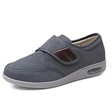 QDCZDQ Woman Diabetic Shoes, Extra Wide Width Open Toe Sandals, Women Casual Adjustable Walking Shoe
