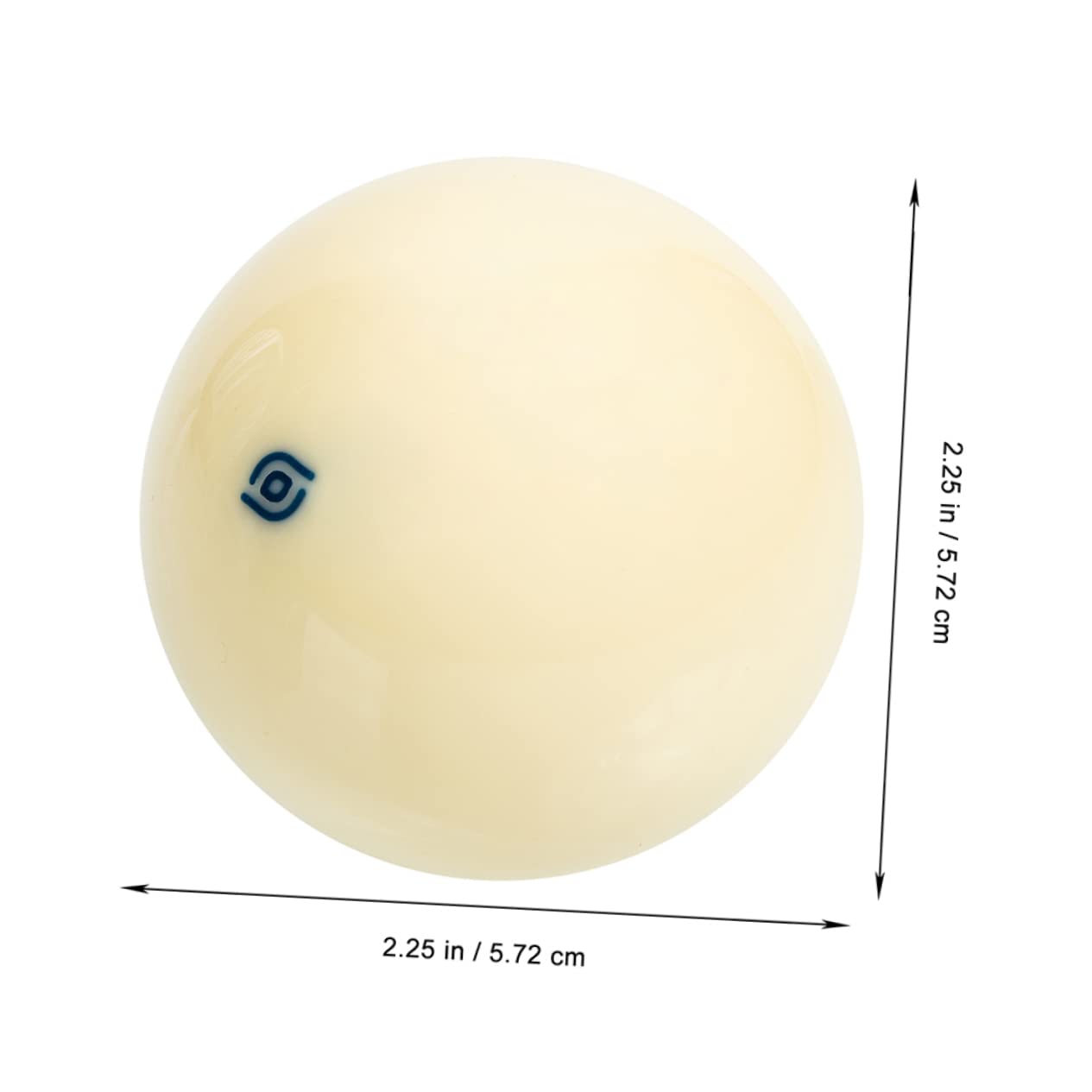JOINPAYA 2pcs Billiard White Ball Pool Billiard Accessories Balls Billiards Pool Billiard Training Pool Ball Snooker Pool Table Billiard Supplies Billiard Equipment Billiard Ball Resin