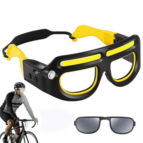 Rechargeable LED Motion Sensor Glasses Light with 5 Modes