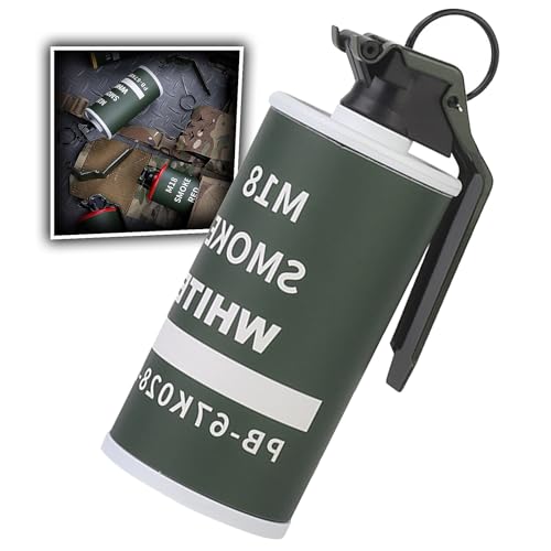 AQzxdc Grenade factice Tactique, modèle réduit de Grenade en Plastique, Accessoires d'équipement Tactique CS Airsoft for Les Fans de l'armée, Accessoires de Film Cosplay en Plein air(M18-W)