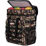 Mochila térmica de 25L com zíper à prova d'água e design de vários compartimentos, mochila térmica macia para aventuras ao ar livre, viagens na praia, viagens de viagem - lancheira à prova de