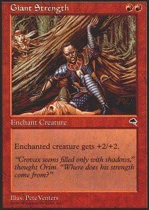 Magic The Gathering - Giant Strength - Tempest