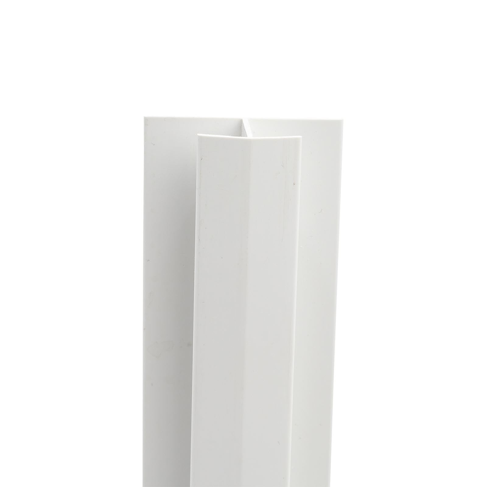 Truly Pvc Limited White Shiplap Cladding Board H-Section Joint Trim (2.5M)