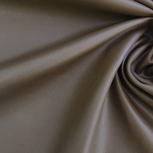Tissu similicuir olive 142x500 cm pour rénover un canapé ou créer des accessoires