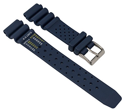 Preisvergleich Produktbild Citizen Promaster Marine Uhrenarmband Polyurethan dunkelblau 20mm BN0151-17L