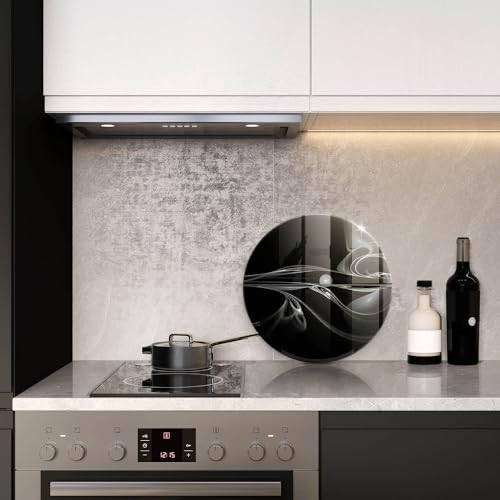 Planche à Découper Induction Wallfluent en Verre 40cm Protection Table de Cuisson - 4