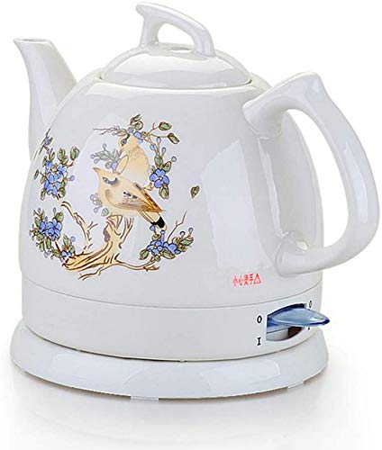 Hervidor eléctrico de cerámica XXZ retro tetera-jarra 1L de acero inoxidable 1000W sin BPA