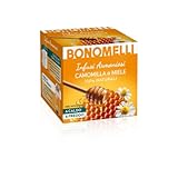 Bonomelli - Infusi Armoniosi - Camomilla e Miele, Confezione da 12 filtri - Infusione a Caldo e a Freddo, Ingredienti 100% Naturali, (24g)