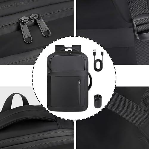 Mochila De Viaje Gran Capacidad Apertura 180 Grados Almohadilla Espuma Memoria Principal Revelaje Resistente A La Intemperie para Viaje Mochila Gran Capacidad - imagen 3