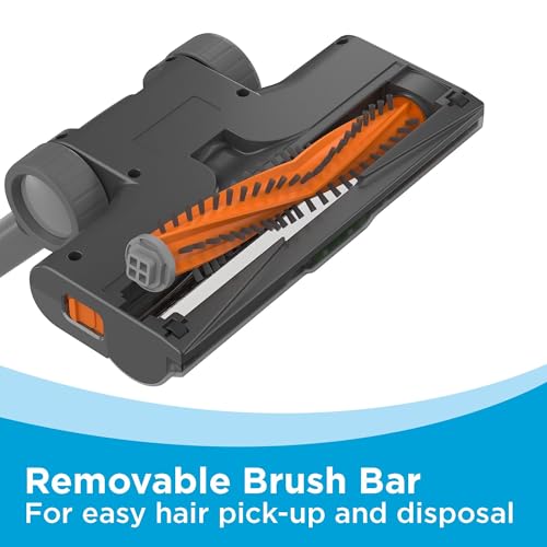 BLACK+DECKER POWERSERIES 20V MAX Cordless Stick Vacuum Cleaner, Household Vacuum Cleaners for Hardwood Floors and Carpet, LED Lights, Detachable, Anti-Tangle, Lightweight, Bagless (BHFEA18D1) by BLACK+DECKER - Image 7