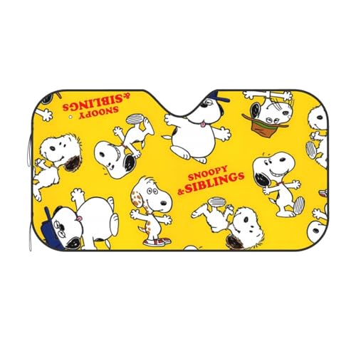 スヌーピー 車用 サンシェード 簡単着脱 吸盤 車 遮光 遮熱 紫外線カット 車用サンシェード 日よけ 日焼け対策 サンシェード 130cm×70cm