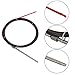 Silscvtt Outboard Steering Kit 14 Feet Boat Steering Cable with 13.5 Wheel Marine