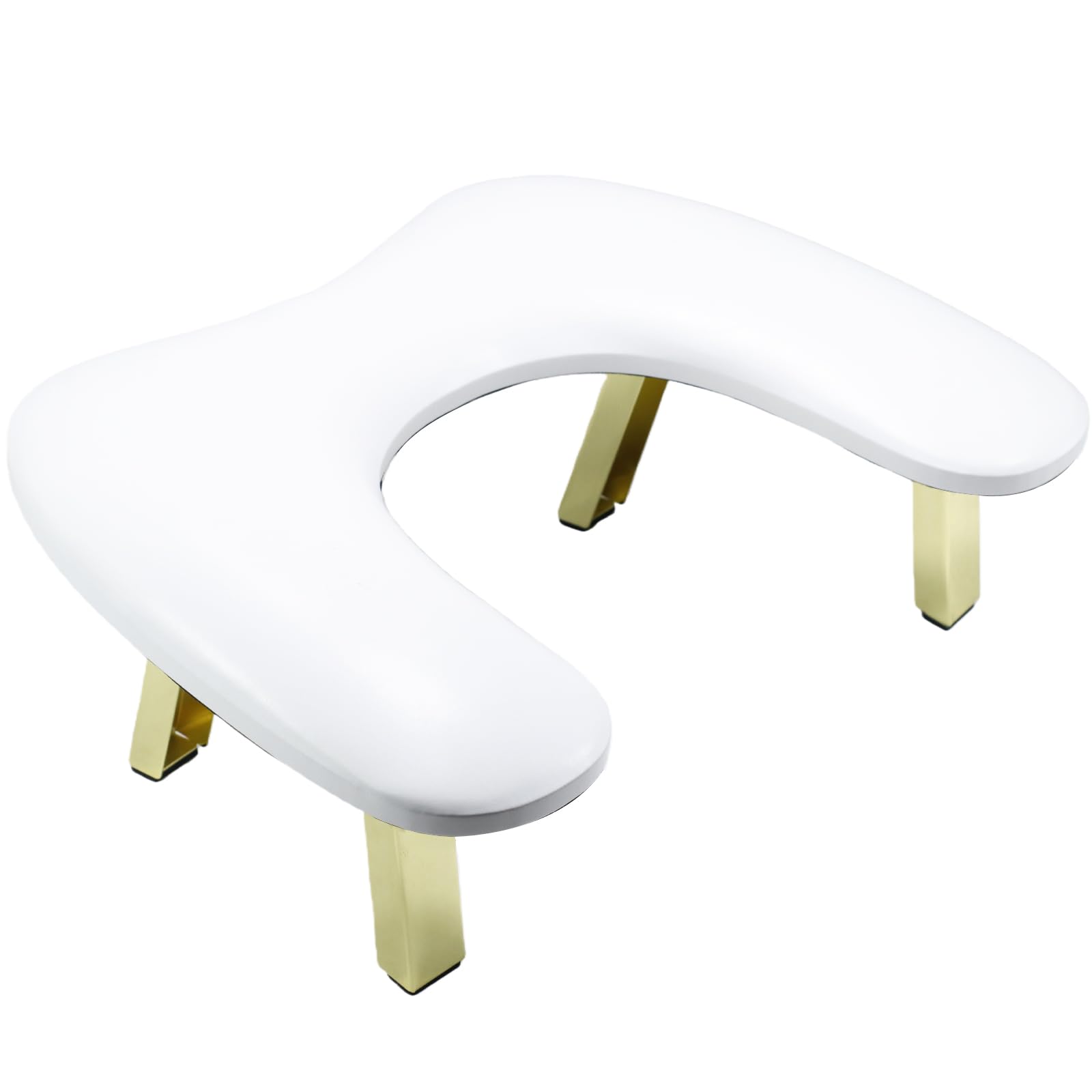 U-Förmig Handablage Nagelstudio: Goldener Klappbarer Ständer Wrist Rest - Handauflage Nagelstudio - Weicher und Elastischer Schwamm Handgelenkauflage für Handauflage Nagelstudio