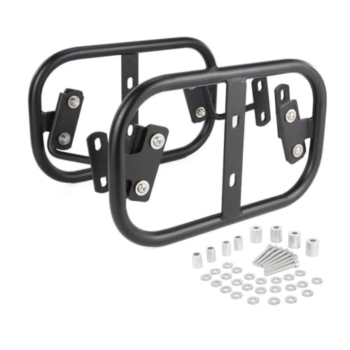 Support sacoche moto robuste pour Suzuki V-Strom 650 et XT armature acier noir