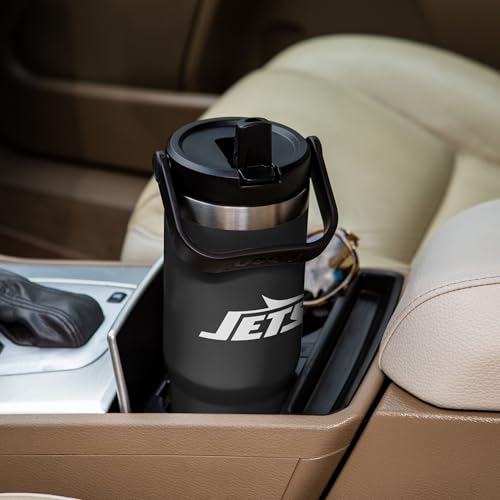 FOCO New York Jets NFL 30 oz Straw Tumbler