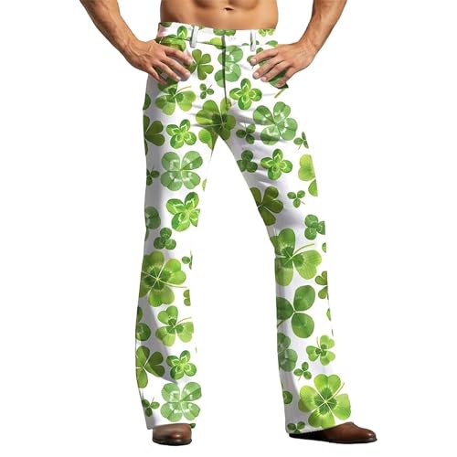 Pantalon évasé pour homme style vintage pour soirées et fêtes irlandaises
