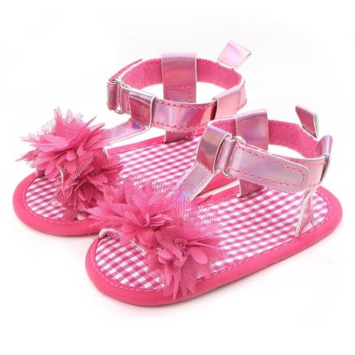 Infant Girls Open Toe Summer Sandals Trendy 2025 Baby Newborn Cute Lace Flower Walking Shoes Flat Sandals3