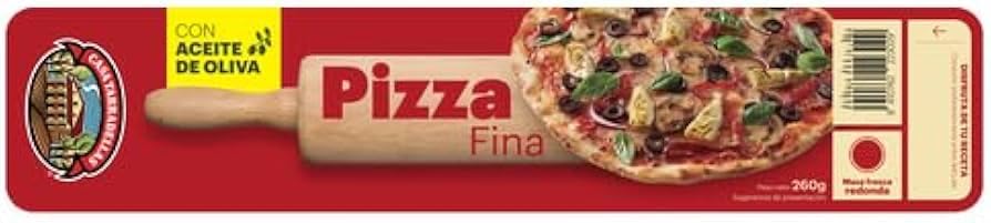 (PACK 4 Und.) MASA FRESCA CASA TARRADELLAS PARA PIZZAS, HOJALDRES Y EMPANADAS. (REFRIGERADO) (Masa fresca redonda para pizza fina 260g)