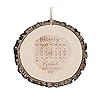 Just Married Ornament, Personalized Christmas Wood Log Ornament, First Christmas Married Calendar, Marriage Keepsake…