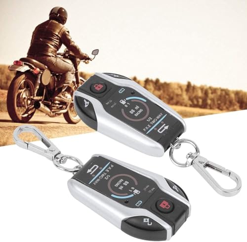Image of 2 Way Alarm System Universal ABS Motorcycle Anti?Theft Remote Control for Security 12V with Remote Start for Most Motorcycle