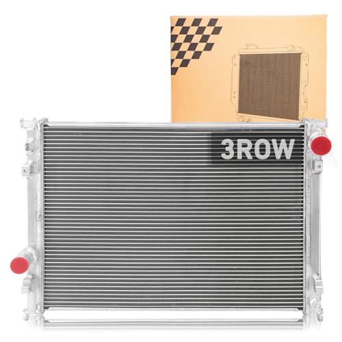 3 Row Aluminum Radiator for 2009-2015 Dodge Challenger Charger, 2009-2010 Chrysler 300 3.5L 5.7L 6.1L 2.7L, 2011-2015 Chrysler 300 3.6L, 2011-2015 Dodge Challenger Charger 3.6L 6.4L