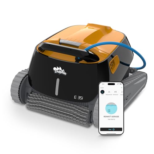 Dolphin E35i Automatischer Poolreiniger Poolroboter mit Kabel - Boden und Wandreinigung - Energieeinsparung Eingelassene Pools bis zu 12 m