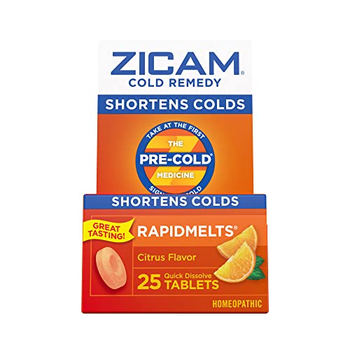 Exclusive Discount 70% Price  Zicam Cold Remedy Zinc Rapidmelts, Citrus Flavor, 25 Count (Pack of 1)