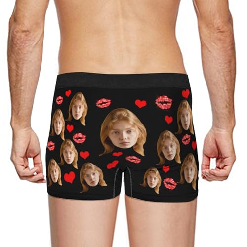 Custom Men Underwear with Face Personalized Boxer Briefs for Boyfriend Husband Funny Gifts Customized Pet Photo Face Boxers4